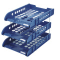 Hochwertiges Büro PS Plastic Desk Organizer 3 -Tier -Dokumentschale